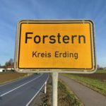 Ortsschild Forstern