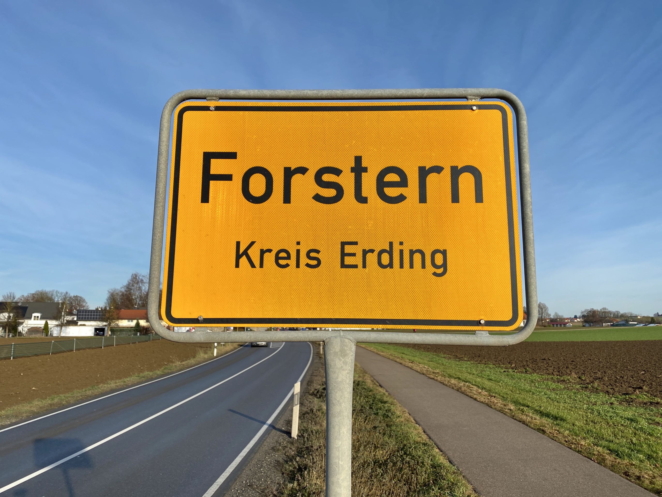 Ortsschild Forstern